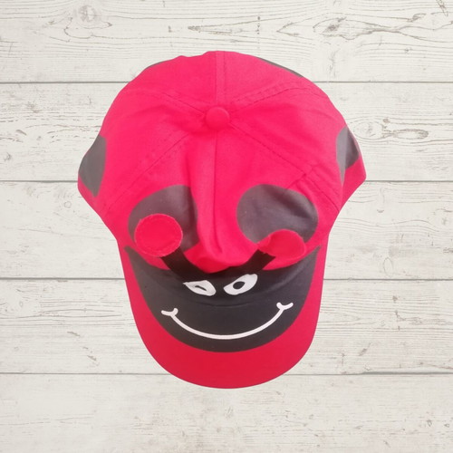 Children's hat with 3D ladybug figure, size 56, new