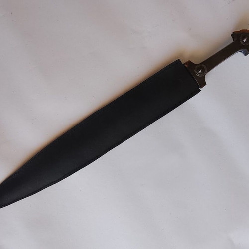 Caucasian Decorative Short Sword 1870, used, steel blade, bone handle