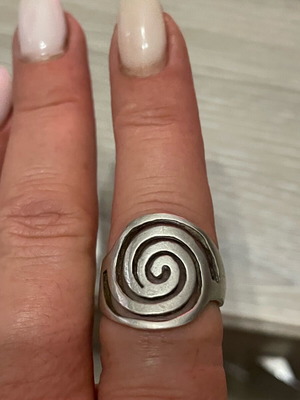 Silver 925 ring size 56