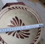 Tsanakkale handmade ceramic plate from Asia Minor