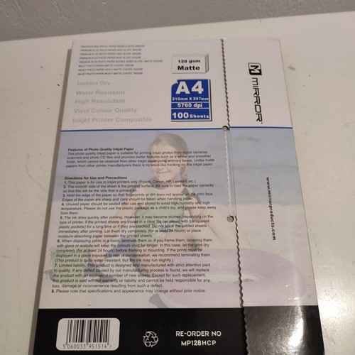 Ink jet photo paper new, 100 sheets