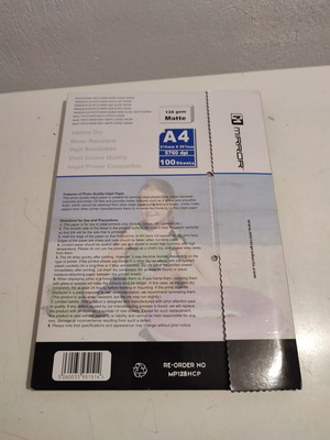 Ink jet photo paper new, 100 sheets