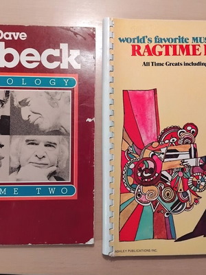 Βιβλία Dave Brubeck Anthology και Ragtime Piano μεταχειρισμένα