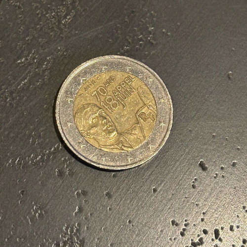 70 Years Appeal of 18 June General De Gaulle coin like new