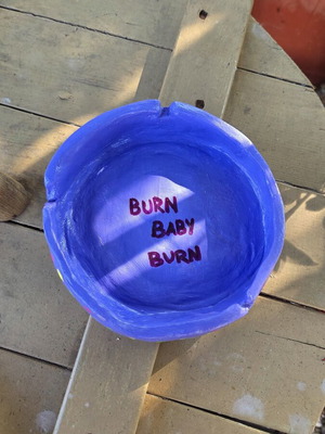 Handmade ashtray