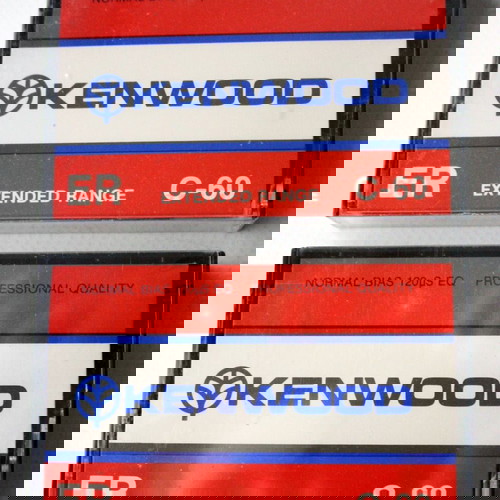 Kenwood ER C-60 κασέτες 2 τεμάχια vintage 80's σφραγισμένες καινούργιες