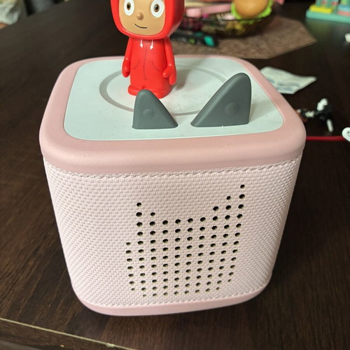 Tonies Toniebox Portable Audio System for Kids New, Cloud Pink