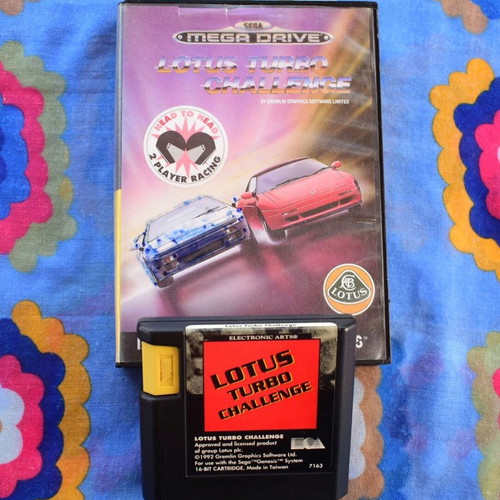 Lotus Turbo Challenge Sega Mega Drive racing game used, good to very good
