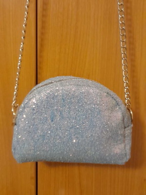 Τσαντάκι χιαστί με glitter Accessorize καινούργιο