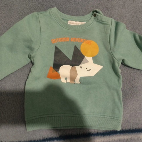 Orchestra shirt like new, turquoise, for 18-23 months