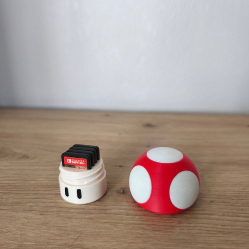 Super Mario Mushroom case for Nintendo Switch 3D printed, new