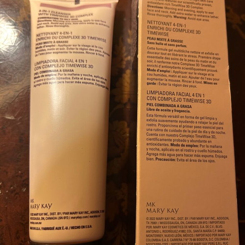 MARY KAY, TIMEWISE, 4-IN-1 CLEANSER, 127 g. MADE IN USA.