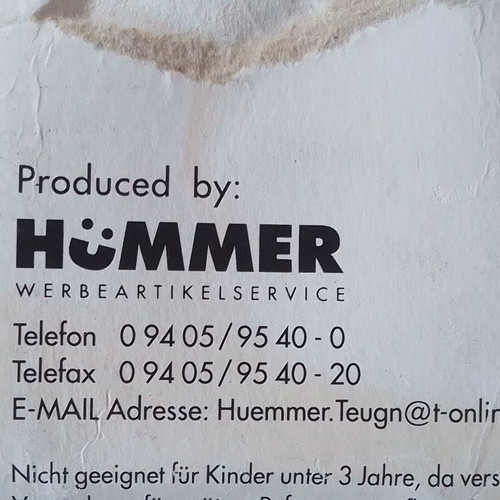 Collectible Hummer German beer delivery truck like new