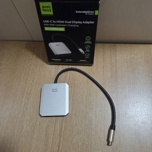 Minthouz USB-C to HDMI Dual Display Adapter MT-UHP510 MAX new