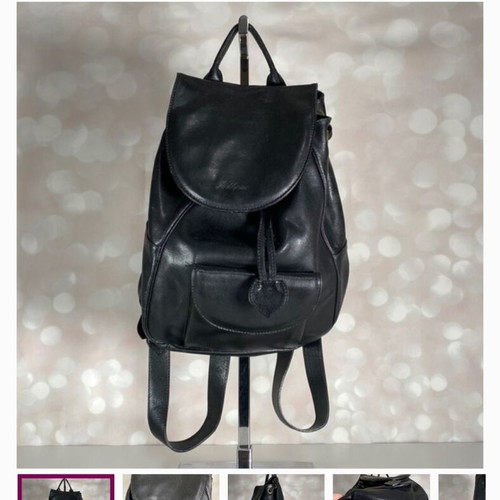 JODHPUR Galeries Lafayette shoulder and crossbody bag used black leather