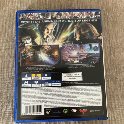 Dissidia Final Fantasy NT PlayStation 4 game used