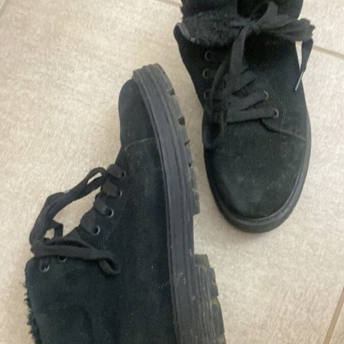Francesca Morreti ankle boots used, black, size 38, fur lining