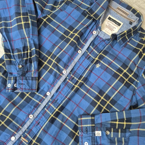 Marc O'Polo Boys' Shirt 164 cm like new, 100% cotton, blue check