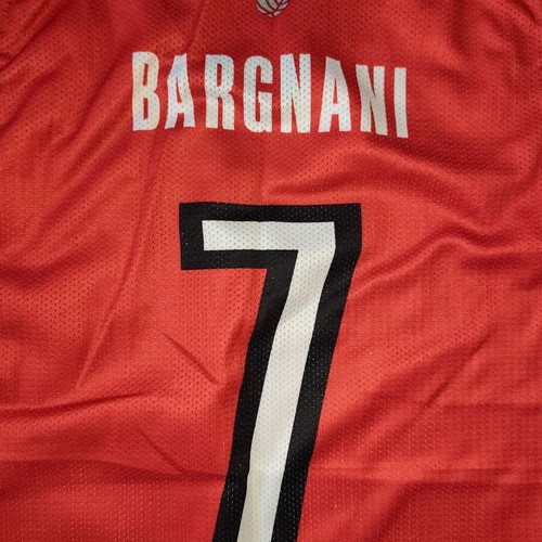 Toronto Raptors Jersey Champion basketball vest used, youth medium, Bargnani 7