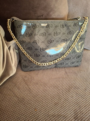 Byblos gray handheld bag like new