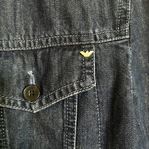 Armani Denim Jacket like new, double sided, blue, size M