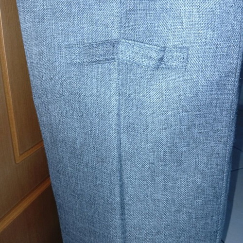 Large folding storage box 72 liters fabric gray like new