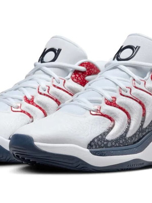 Nike Kd 17 “usa” μεταχειρισμένα αθλητικά παπούτσια μέγεθος 48.5 άσπρο κόκκινο