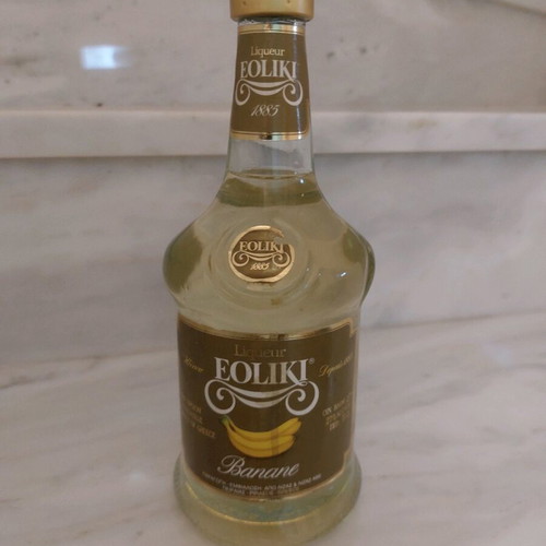 Liquer Eoliki Banana vintage 80s, new, sealed