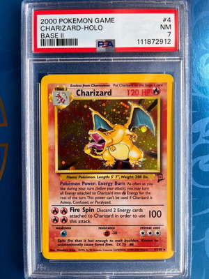 Charizard base set 2 card like new