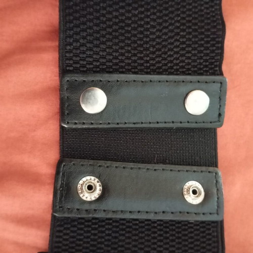 Handmade women's belt black, like new, size 80