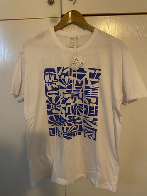 Μακό βαμβακερό t-shirt καινούργιο, άσπρο, μέγεθος M