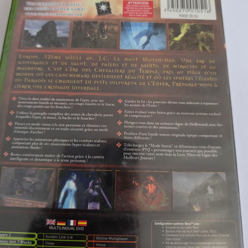 Xbox Knights of the Temple Infernal Crusade sealed game