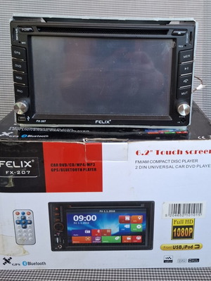 Multimedia ηχοσύστημα αυτοκινήτου Felix FX-207 σαν καινούργιο, 2 DIN