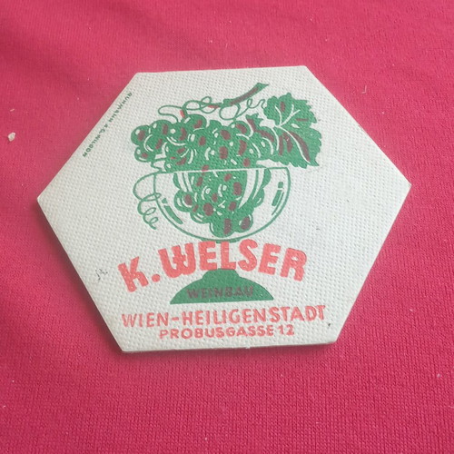 Vintage K. Welser Collectible Coasters, Like New