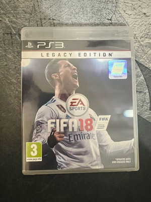 FIFA 18 Legacy Edition PS3 new with manual and original case