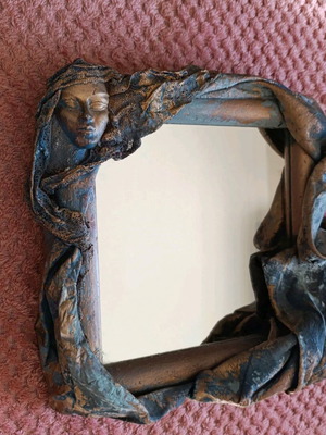 Mirror used with unique frame design