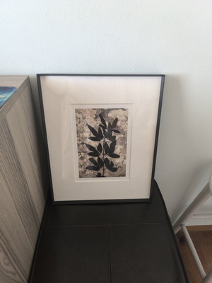 Artwork with signature and beautiful frame like new