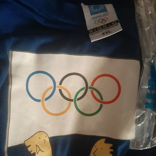 Olympics Athens 2004 T-shirts new, pack of 5