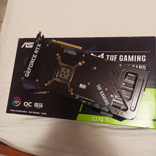 Asus GeForce RTX 3070 Ti 8GB GDDR6X TUF OC graphics card