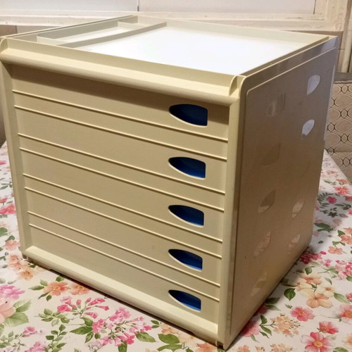 Office filing drawers used, set of 2, A4 size