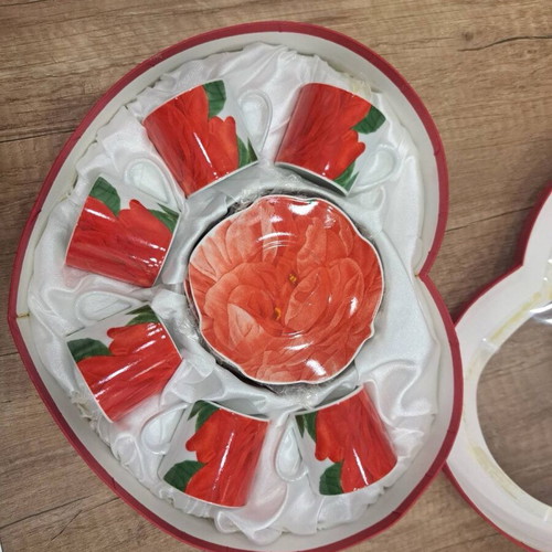 Coffee cups and saucers set of 12 pieces