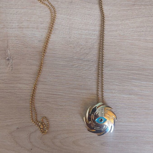 Evil Eye Necklace Patseas like new, gold color