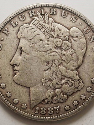 1887 Morgan Dollars Early Silver Dollars.