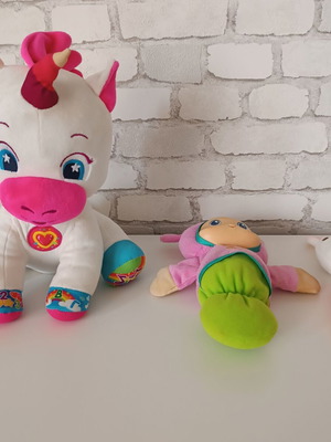 Plush baby toys like new with sounds and light, pack of 3