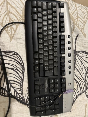 Logitech multimedia keyboard.