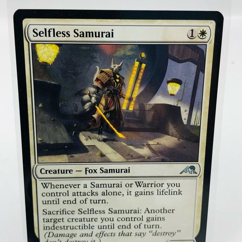 Selfless Samurai Magic The Gathering card used