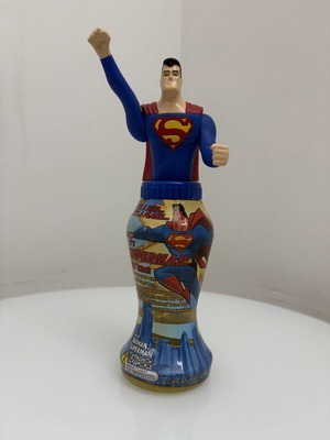 Superman μπουκάλι χυμού με φιγούρα κινουμένων σχεδίων, άδειο