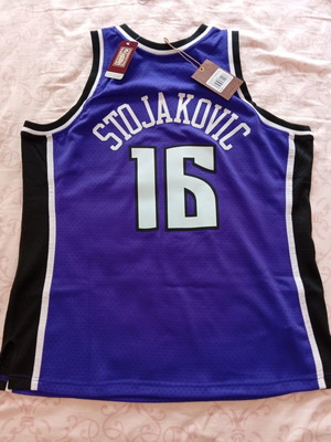 Authentic Sacramento Kings Peja Stojakovic jersey XL new