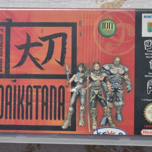 Daikatana Nintendo 64 game mint condition, English, French, German