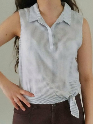 Райриза риза употребявана, размер S, синя